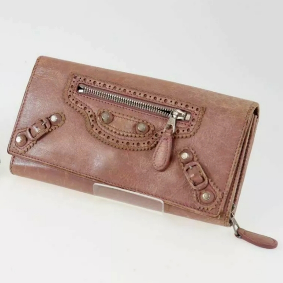 Balenciaga Handbags - Balenciaga leather continental classic city small leather good clutch wallet